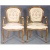 Image 1 : PAIR OF FRENCH TAPESTRY BACK ARM CHAIRS