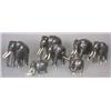 Image 1 : LARGE GROUP OF CARVED ELEPHANTS