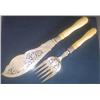 Image 1 : SET OF VICTORIAN SILVER FISH FORK AND KNIFE