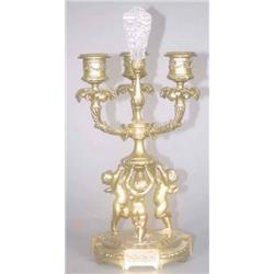 PAIRPOINT FIGURAL CANDELABRA