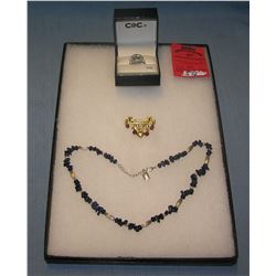 Group of vintage costume jewelry