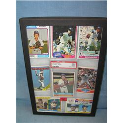 Group of vintage Tommy John baseball cards