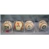 Image 1 : Group of 4 collectible baseballs