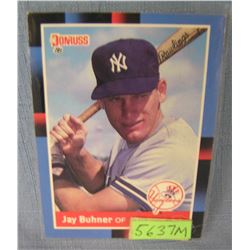 Jay Buhner rookie baseball card