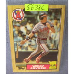 Wally Joyner rookie baseball card