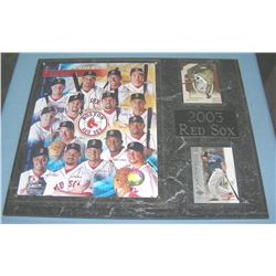 2003 Boston Red Sox team all star plaque