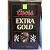 Image 1 : Vintage Coors extra gold illuminated beer sign