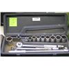 Image 1 : Heavy duty ratchet and socket set in box