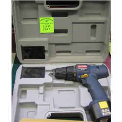 Ryobi cordless drill kit