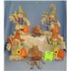 Image 1 : Pumpkin and scarecrow decorations