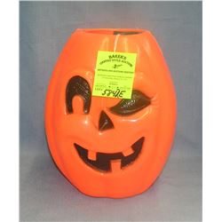 Vintage winking Jack O' Lantern trick or treat bucket