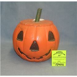 Vintage heavy concrete Jack O' Lantern