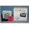 Image 1 : Group of 4 glass photo coasters with original box