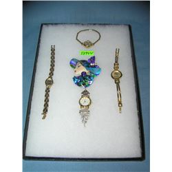 Nice collection of costume jewelry watches