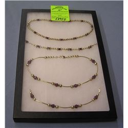 Group of quality necklace and bracelet sets