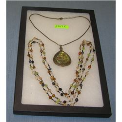 Pair of quality costume jewelry necklaces