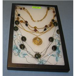 Group of quality costume jewelry necklaces