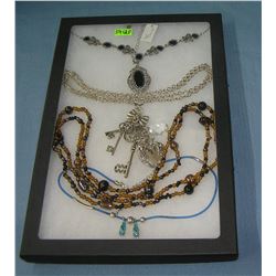 Group of quality costume jewelry necklaces