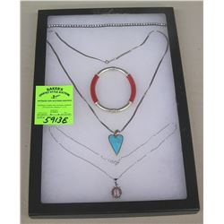 Collection of vintage sterling silver jewelry