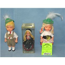 Group of 3 vintage dolls includes Hansel and Gretel