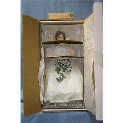 18 inch bisque porcelain Princess Diana bride doll