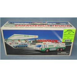 Vintage Hess emergency truck with original box