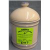 Image 1 : White with blue highlighting porcelain covered jar