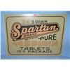 Image 1 : Spartan Brand Aspirin retro style advertising sign