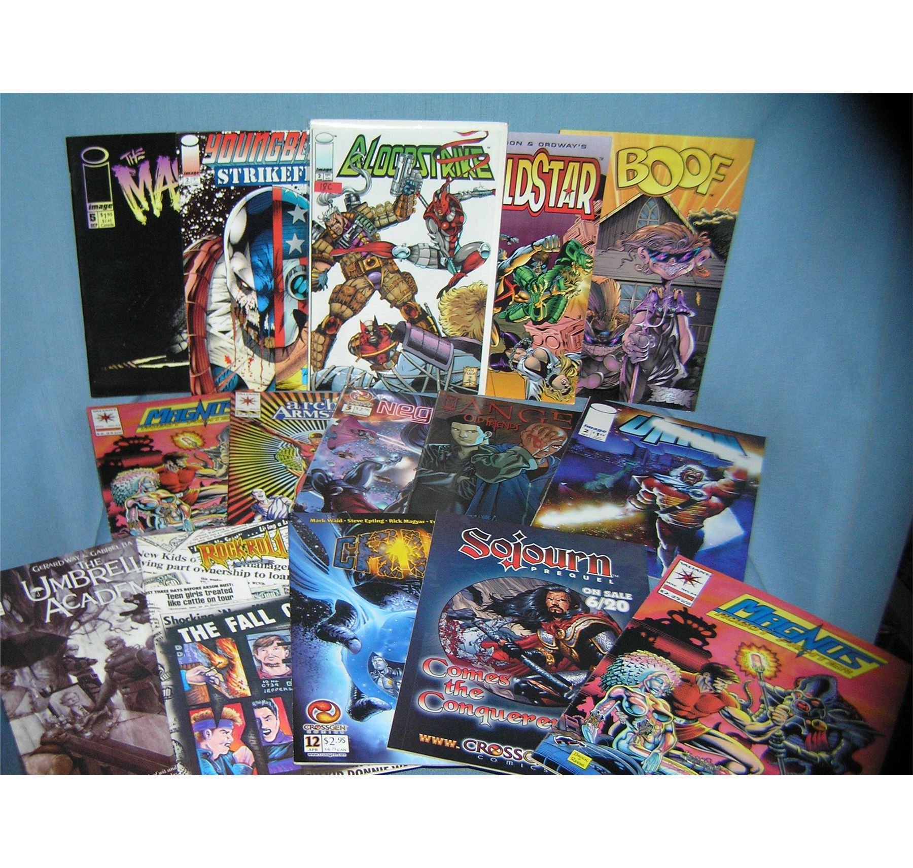 Large collection of vintage comic books