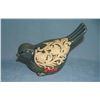 Image 1 : Porcelain painted bird 3 inches high by 6 inches long