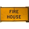 Image 1 : FIRE HOUSE - 18" X 36" US ALUM ROAD SIGN