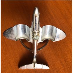 CHROME PLANE LOOK ORNAMENT