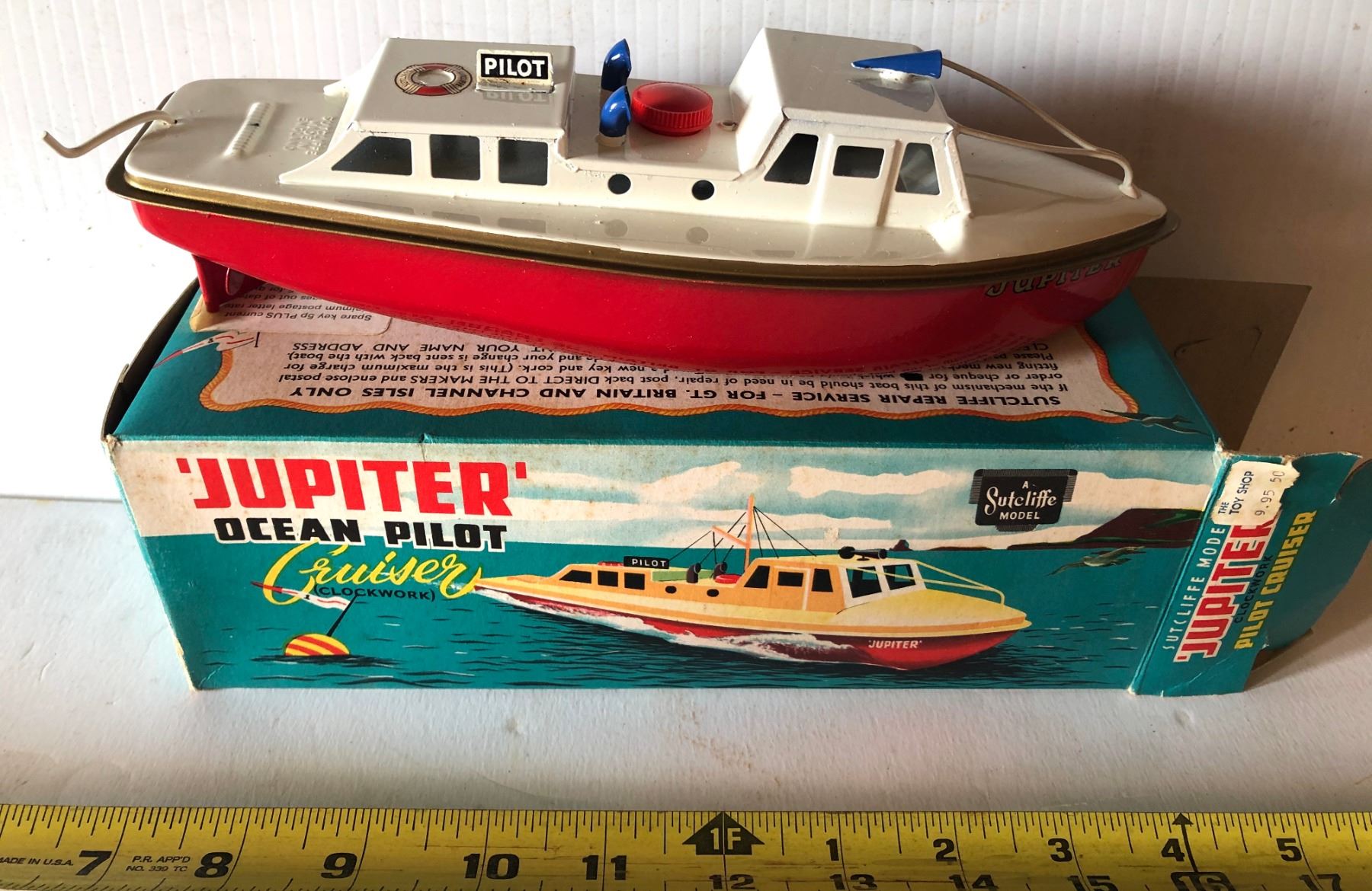 BATEAU MÉCANIQUE SUTCLIFFE JUPITER OCEAN PILOT CRUISER 1960 EUR 87,00 - FR BATEAU MÉCANIQUE SUTCLIFFE JUPITER OCEAN PILOT CRUISER 1960 EUR 87,00 - FR