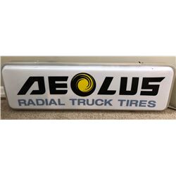 AEOLUS TIRES ILLUMINATING SIGN