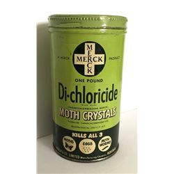 VINTAGE MERCK TIN