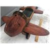 Image 2 : CHILD'S WOODEN PLANE RIDING TOY