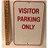 Image 1 : VISITOR PARKING ROAD SIGN