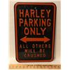 Image 1 : HARLEY PARKING SIGN