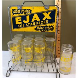 EJAX OIL STABILIZER DISPLAY RACK WITH 12 BOTTLES