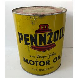 PENNZOIL 1 GAL MOTOR OIL CAN - FULL