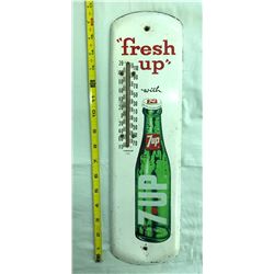 1969 BARKER 7-UP THERMOMETER