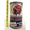 Image 1 : 1940'S RED INDIAN 1 QT AVIATION OIL CAN