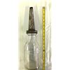 Image 1 : SUNOCO SPOUTED GLASS OIL BOTTLE