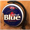 Image 1 : 1998 LABATT BLUE HANGING LIGHT-UP BAR SIGN