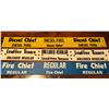 Image 1 : GR OF 3, 1979 ACRYLIC TEXACO FIRE CHIEF / DIESEL CHIEF SIGNS