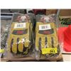 Image 1 : 12 New Pairs of Leather Welding Gloves - Size M