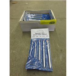 Box of 12 New 5 Piece Drill Bit Sets