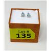 Image 2 : New Round Cut Garnet & Sterling Silver Earrings