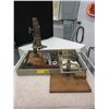 Image 1 : Vintage Brass Microscope with Accessories