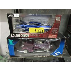 1 Jada & 1 Soldio Die Cast Scale Model Cars